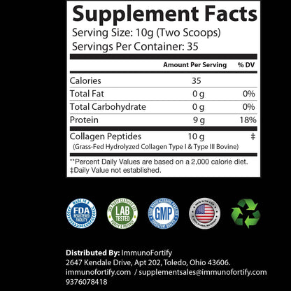 Collagen – Hydrolyzed Type I & III (Grass-Fed)